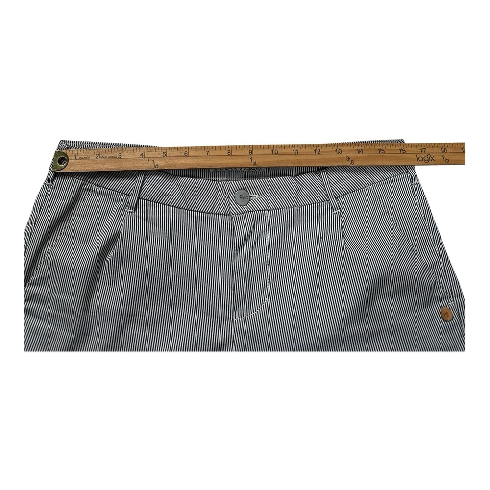 Scotch & Soda Maison Scotch Size 29 Grey/White Striped Bermuda Shorts - Picture 7 of 16